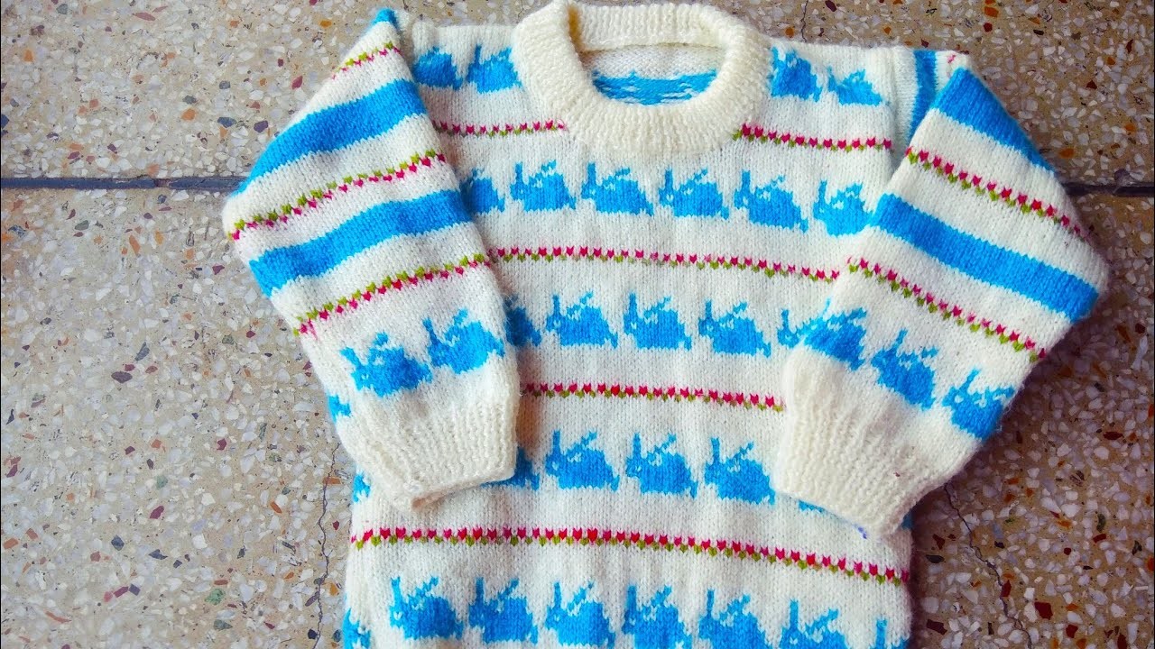 double colour sweater