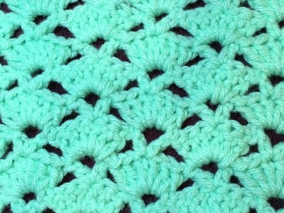 Easy crochet pattern for blanket, scarf or shawl