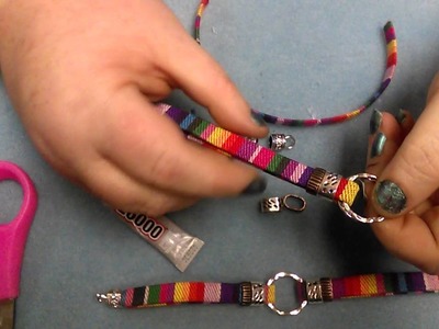 Flat cord bracelet tutorial
