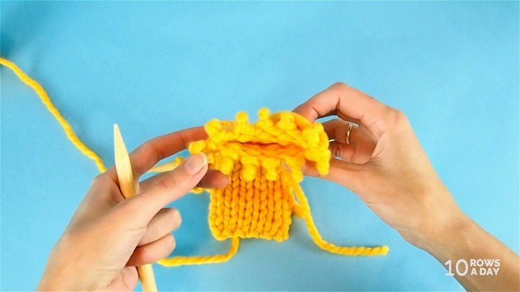 Hollow Rib - a great way to knit cuffs, hat brims, button bands and elastic casings