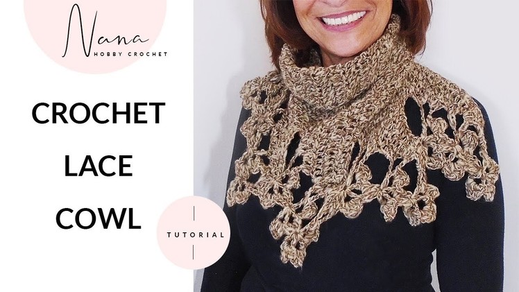 HOW TO CROCHET A LACE COWL