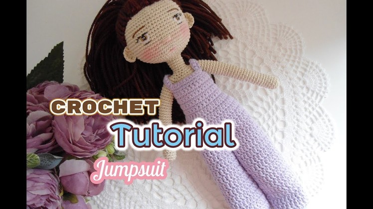 How to crochet doll jump suit. Blythe doll clothes