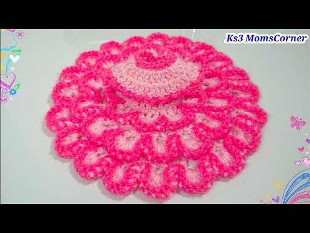 How to Make Easy Crochet Flower Dress of Laddu Gopal. Kanhaji ( beginner level). winter dress