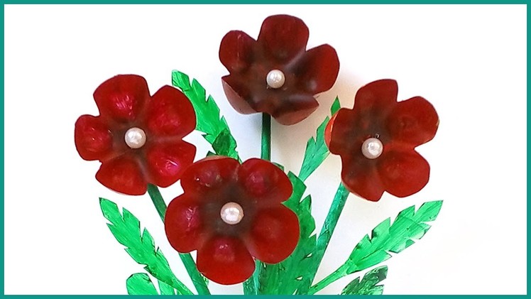 How To Make Pretty Plastic Bottle Flowers - Best out of Waste Plastic Bottles Flower Craft