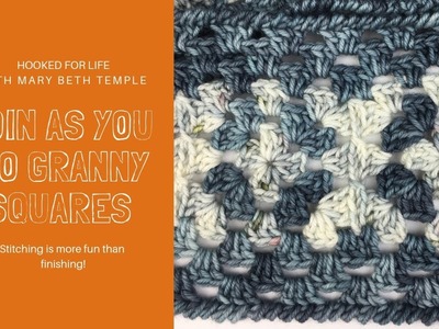 Join as you go Granny Squares