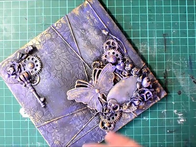 Mixed Media Canvas.  Step by step tutorials