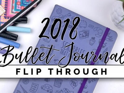 My 2018 Bullet Journal Flip Through