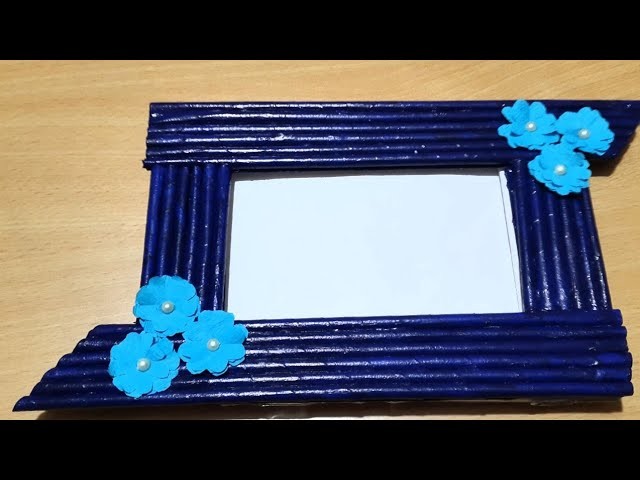 how to make photo frame with newspaper