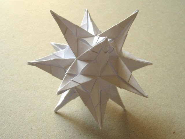 Origami "Spiky Star" by David Brill (Part 2 of 2)