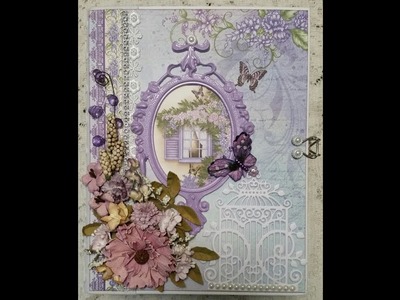 Part 1 Tutorial: Heartfelt Creations Lush Lilac Mini Album