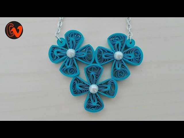 Quilling Necklace. Jewellery Making