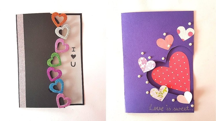 3 Easy & Quick Greeting Cards for Valentine's Day - Beautiful Handmade Greeting Card