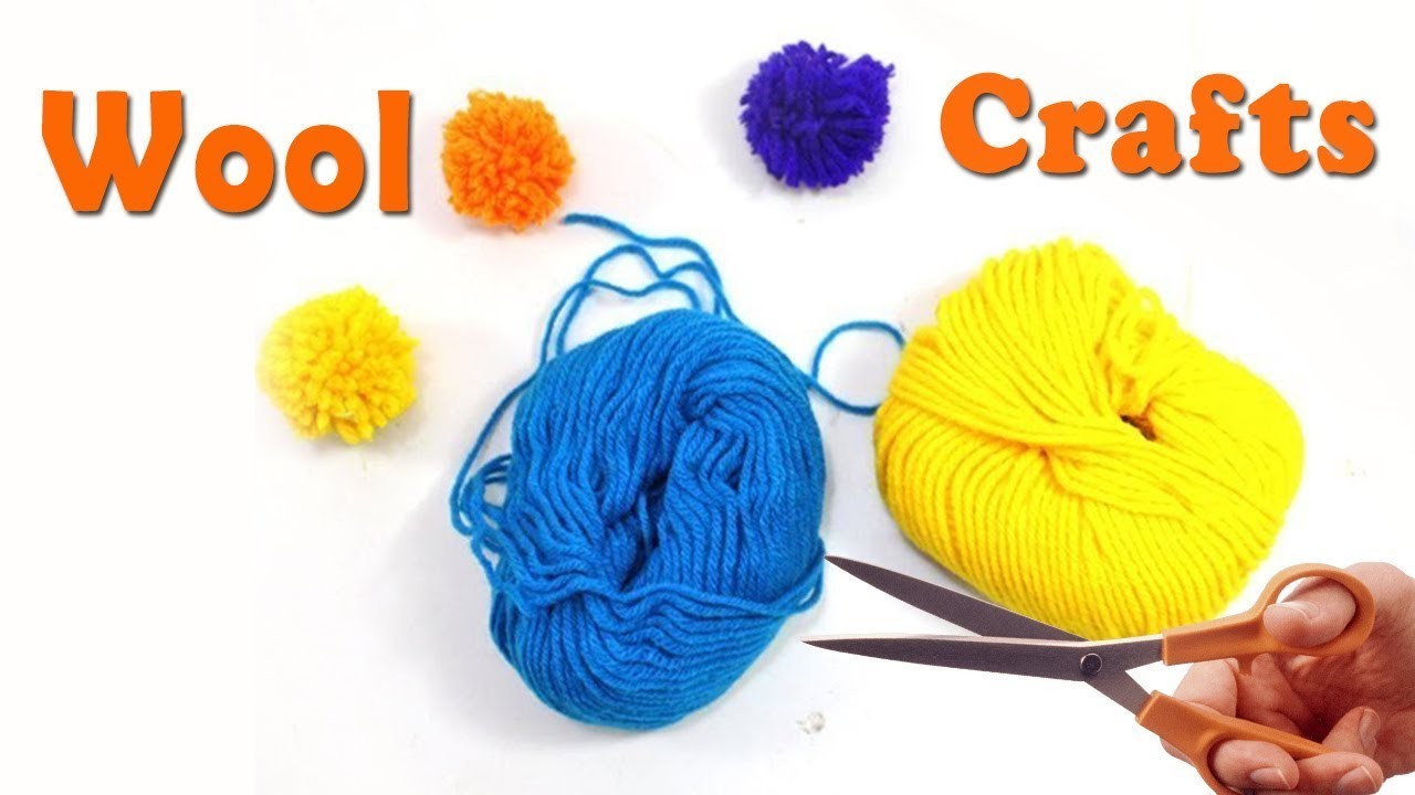 Arts and Crafts with Wool, Woolen Craft Room Decor, Room Decoration