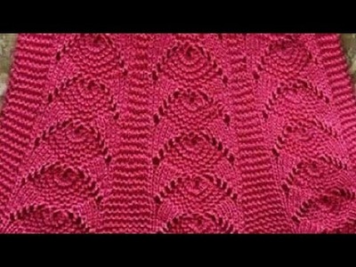 Attractive A-Line Jali Frock.Easy Knitting Tutorials.Woolen Frock Designs:Design-238