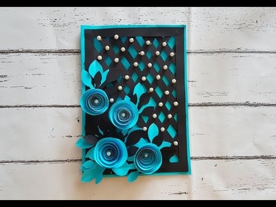 Beautiful Handmade Greeting Card - Weaved Card | Complete Tutorial