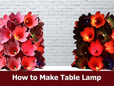 #DeskLamp #Handcraft #HomemadeLamp How to Make Table Night Lamp | Home Decor | Aloha Crafts