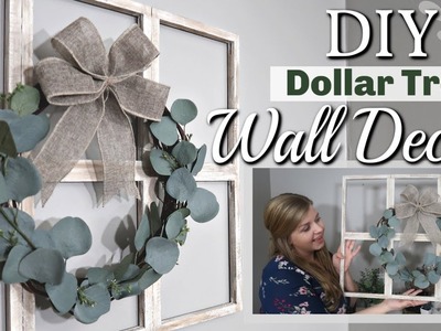 DIY Dollar Tree Wall Decor | DIY Farmhouse Decor | Krafts by Katelyn
