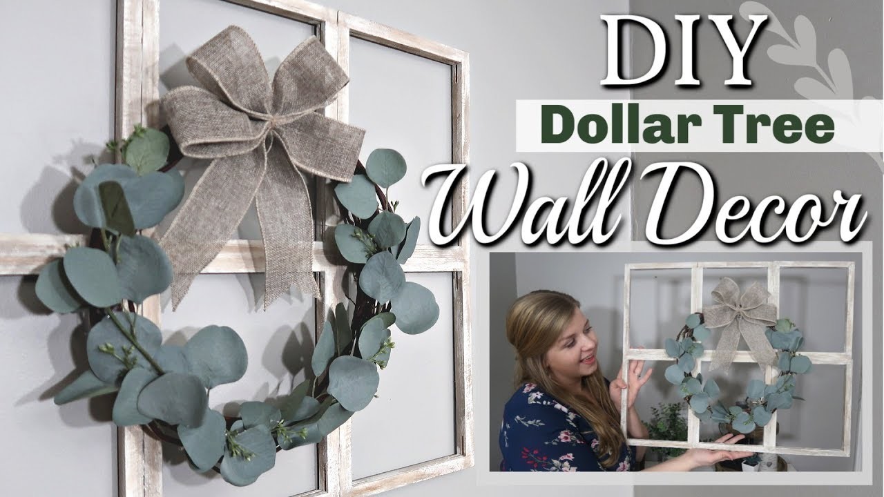 DIY Dollar Tree Wall Decor, DIY Farmhouse Decor, Krafts by Katelyn