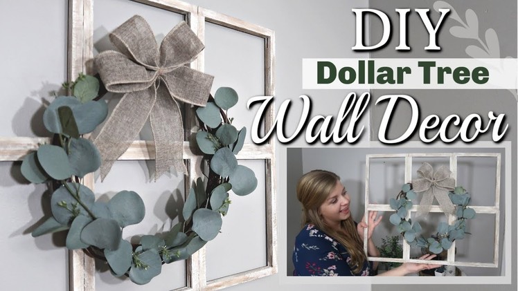 DIY Dollar Tree Wall Decor | DIY Farmhouse Decor | Krafts by Katelyn