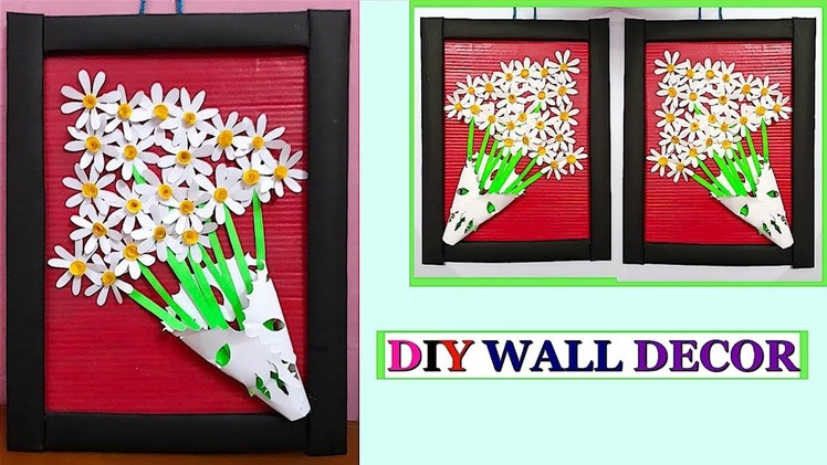 DIY Wall Decor with Cardboard and Paper |DIY Wall.Room Decoration idea |Best out of waste