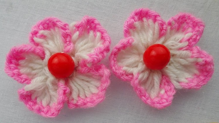 Easy hand embroidery tricks, easy loom flower idea