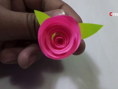 Easy Origami Rose Ring Valentine's Day Special || Origami Paper Craft || Valentine's Day Gift Idea