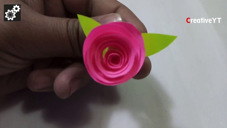Easy Origami Rose Ring Valentine's Day Special || Origami Paper Craft || Valentine's Day Gift Idea
