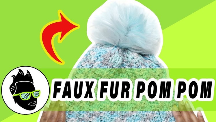 Faux Fur Pom Pom Made Out of What!?