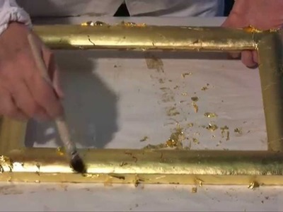 Gilding course:  4 - Gold and real silver leaf