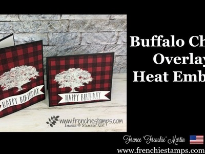 Heat Embossing Overlay Buffalo Check