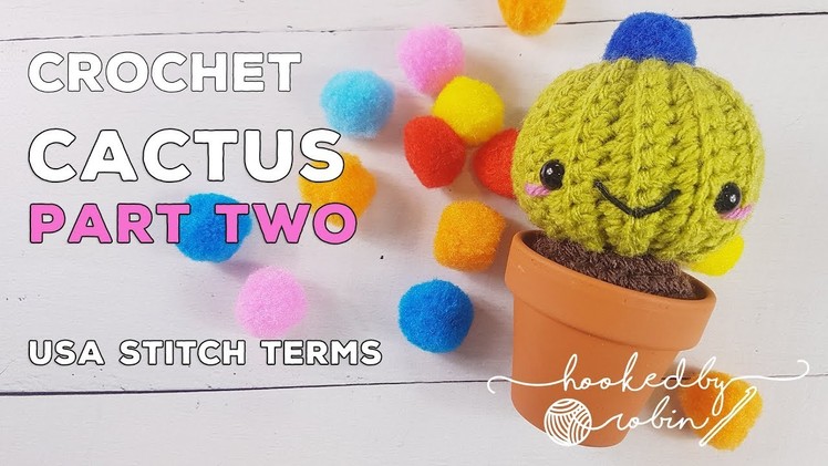 How to crochet a cactus PART TWO The Soil - amigurumi tutorial