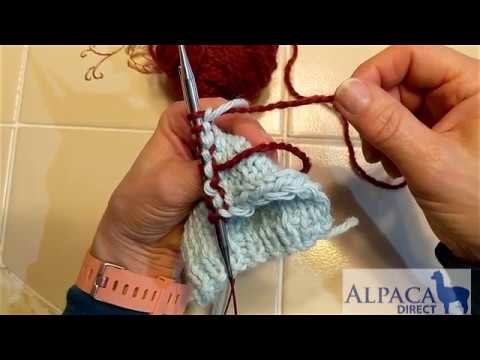 How To Join Yarn And Weave In Ends At The Same Time
