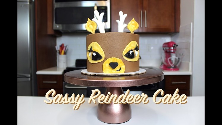 How To Make A Sassy Reindeer Cake | CHELSWEETS