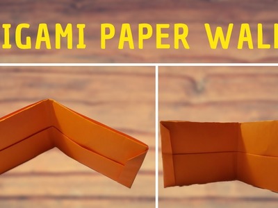 How to Make an Origami Paper Wallet || Easy Origami Wallet || Origami Paper Craft