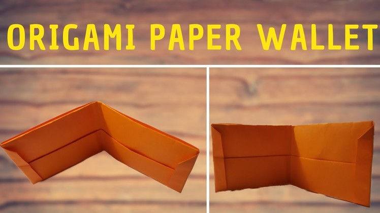 How to Make an Origami Paper Wallet || Easy Origami Wallet || Origami Paper Craft