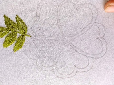How to make Flower | Net stitch | Button hole stitch design at home