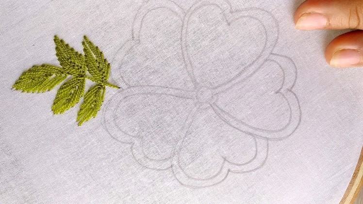 How to make Flower | Net stitch | Button hole stitch design at home