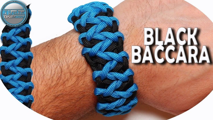 How to make Paracord bracelet Black Baccara The Best Bracelet EVER World of Paracord Tutorial