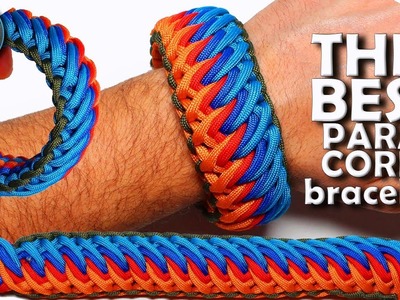 How to make The Best Paracord bracelet EVER Tao Tao Falls Thick and Wide Bracelet 40 ft or 13 mt of