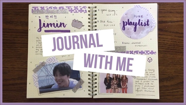 Kpop journal with me | bts + blackpink ♡