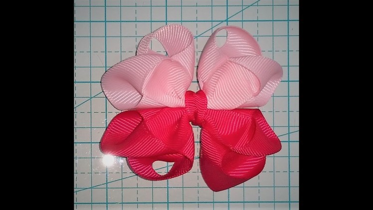 Octopus 2.0 (blooming octopus) bows using 2 colors