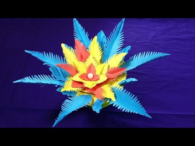 Paper flower diy | How to Make flower from Paper |  Flower Making at Home