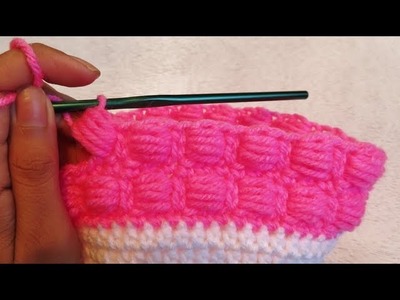 Practicing a stitch for the next hat