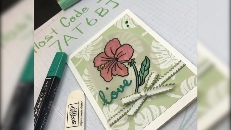 Stamping on Vellum - Card making Techniques