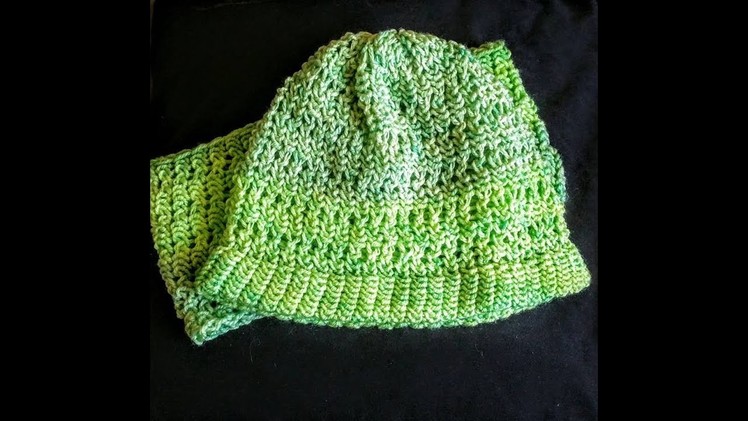 Tighten folded brim Loom Knit hack