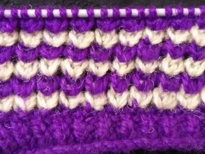 Two colour kids Knitting Design #41| Knitting Pattern  | sweater design in Hindi
