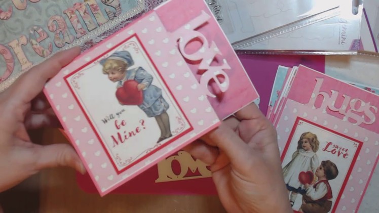 Valentine Cards  using Edge able dies from Crafters Companion