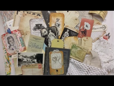 Vintage Junk Journal Kit with Embellishments No. 1 - #junkjournal SOLD