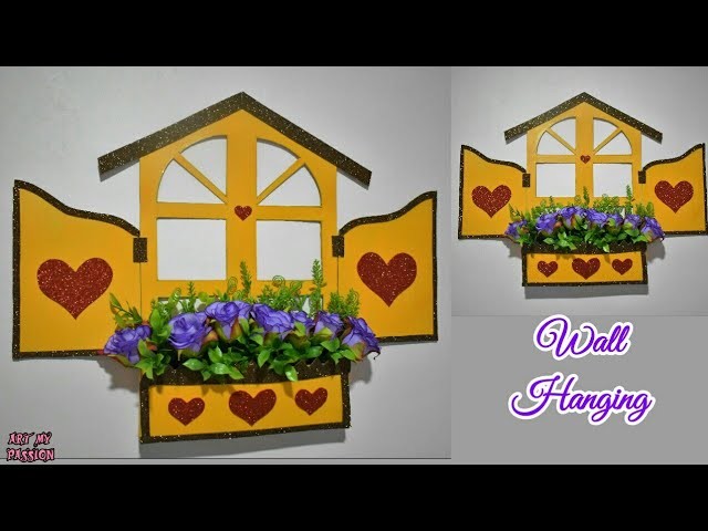 Wall Hanging Craft Ideas | Wall Decor diy | Craft Ideas for Home Decor |Flower Hanging|artmypassion