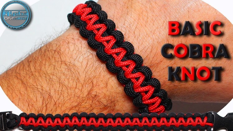 World of Paracord How To Make Paracord Bracelet BASIC COBRA microcord and Paracord Tutorial DIY Simp